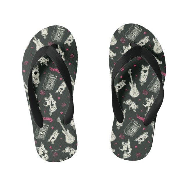 Tongs Enfants Scooby Doo Punk Guitare et Motif Amp (Semelle)