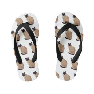 Tongs Enfants Siamese cat cartoon