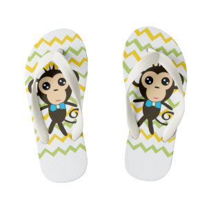 Tongs Enfants singe, tongs, enfants