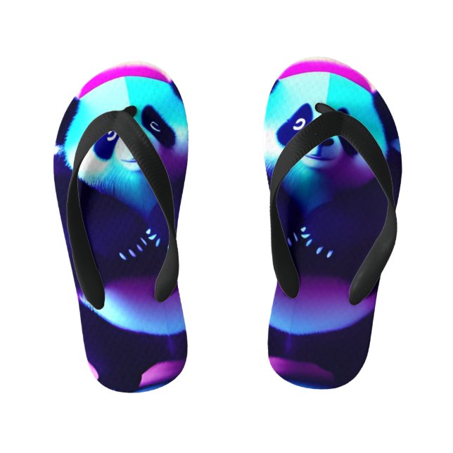 Tongs Enfants Sumo Panda Le Gnasher Bambou, Thongs (Semelle)