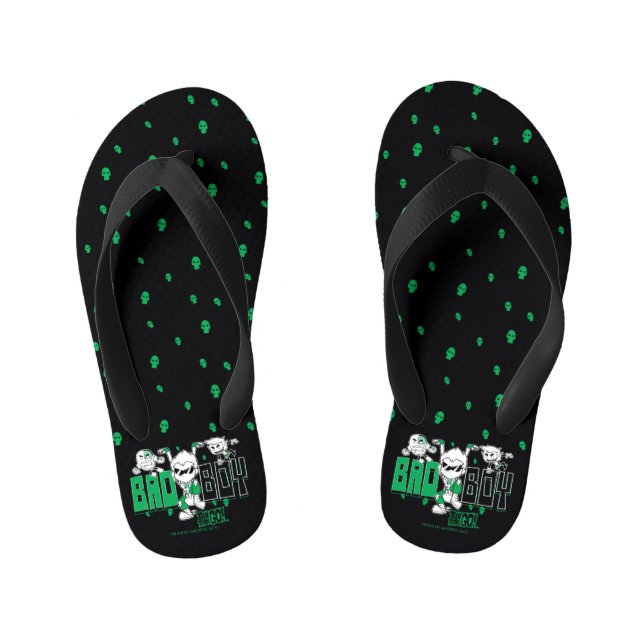 Tongs Enfants Titans Ados, allez ! | "Bad Boy" Robin, Cyborg & B (Semelle)