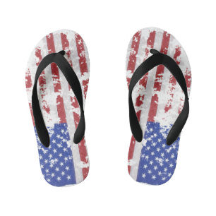 Tongs Enfants Tournes du drapeau américain