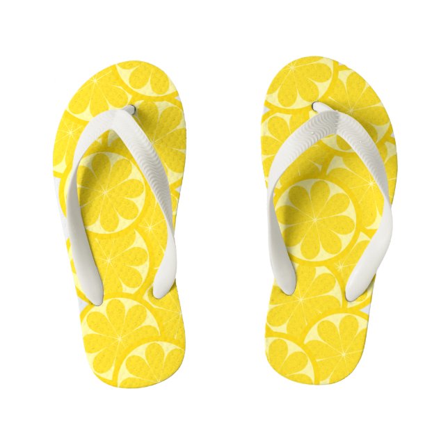 Tongs Enfants Tranche de citron agrumes (Semelle)