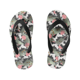 Tongs Enfants Vaches Enfants Retournes