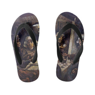 Tongs Enfants Vincent Van Gogh Les Mangeurs de pommes de terre B