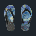 Tongs Enfants Vincent Van Gogh Starry Nuit Vintage Art<br><div class="desc">Vincent Van Gogh Starry Nuit Vintage Art</div>