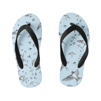 Tongs Enfants Vols d'hirondelles en vol