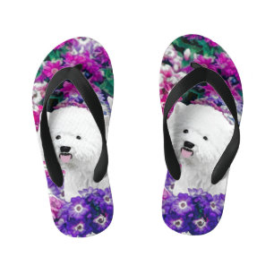 Tongs Enfants West Highland White Terrier Peinture Chien Art