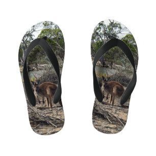 Tongs Enfants Wild Bush Kangaroo, Australien