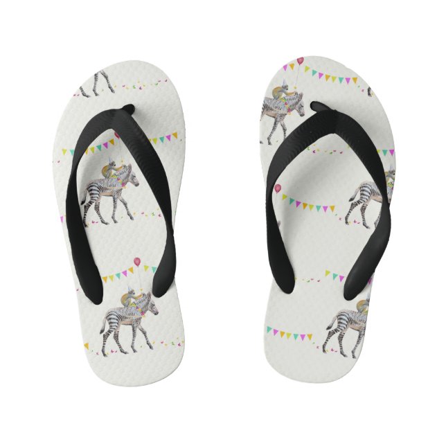 Tongs Enfants Zebra Balloon party Slip slops (Semelle)