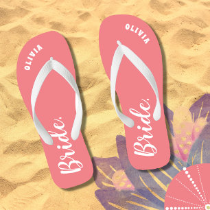 Tongs Épouse de bachelorette personnalisée
