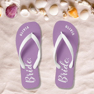 Tongs Épouse de bachelorette personnalisée