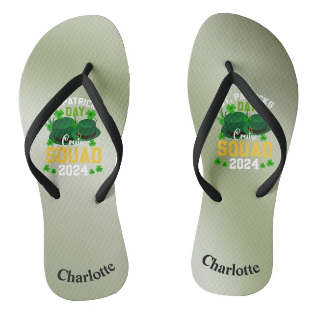 Tongs Équipe de croisière homme & femme personnalisée (Semelle)