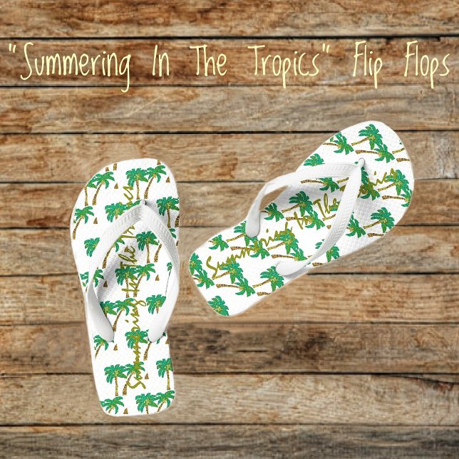 Tongs Estivage sous les tropiques   (Créateur téléchargé)