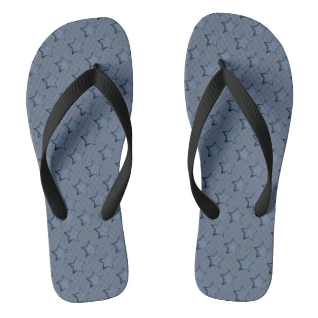 Tongs étoiles bleues (Semelle)
