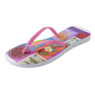 Tongs Fake Masterpiece Collection de timbres aléatoires