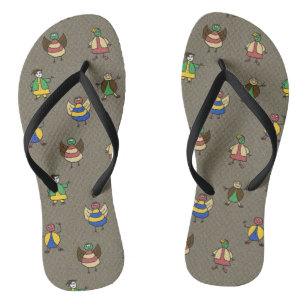 Tongs Famille de jeux de dessins animés sur n'importe q
