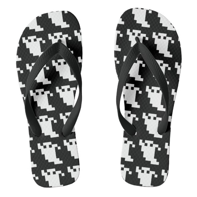 Tongs Fantôme de pixel 8 bits (Semelle)