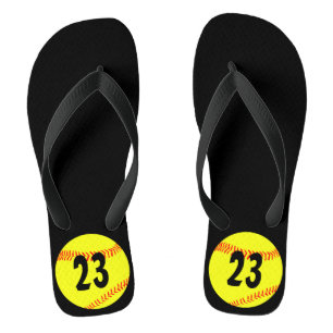 Tongs Fastpitch Softball Team Custom Jersey Numéro