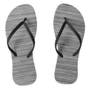 Tongs Faux Tissu gris Flip Flops