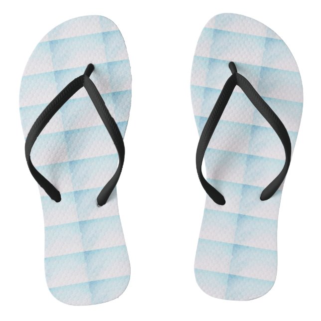 Tongs Femmes Bleu et Blanc (Semelle)