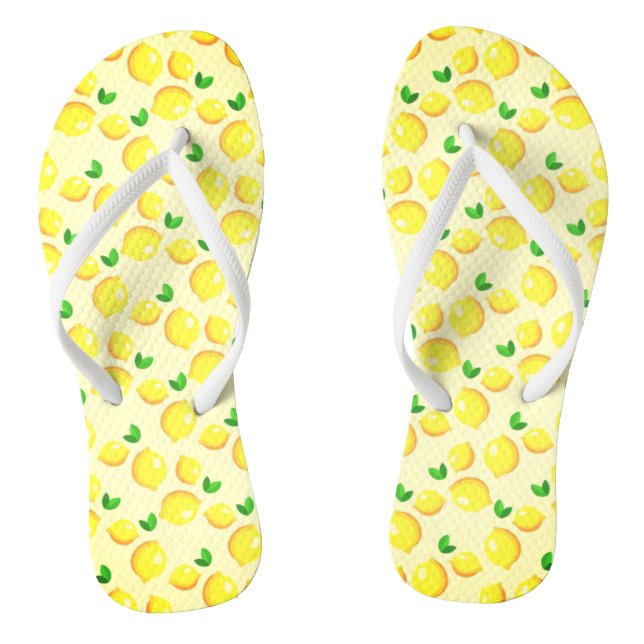 Tongs Feuilles de citron jaune (Semelle)