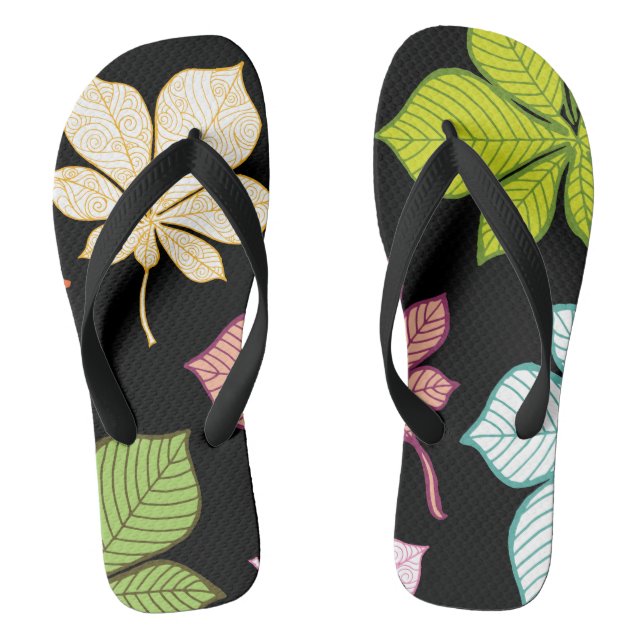 Tongs Feuilles stylisées 9 (Semelle)
