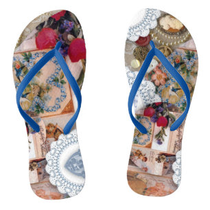 Tongs Feuilles victoriennes