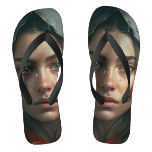 Tongs Fille à capuchon de pluie