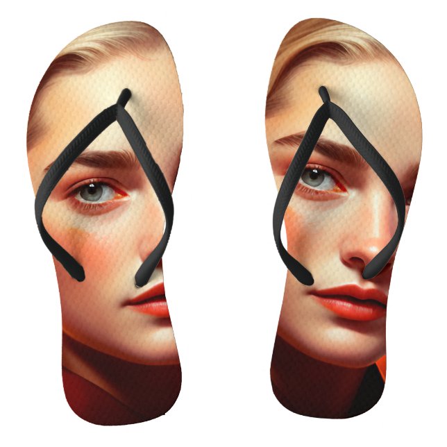 Tongs Fille aux yeux bleus (Semelle)