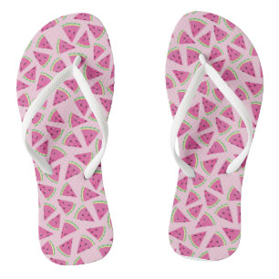Tongs Fille Pink Watermelon Motif tropical