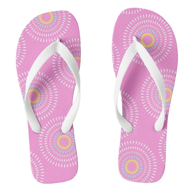 Tongs Fireworks rose japonais (Semelle)