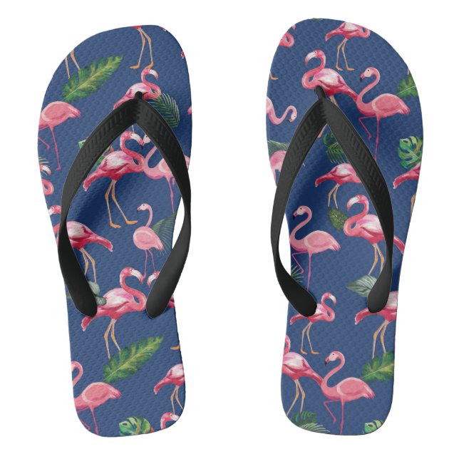 Tongs Flamingos Love Pattern 2 (Semelle)