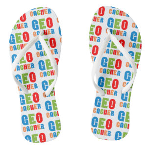 Tongs Flèches de géocacher colorées