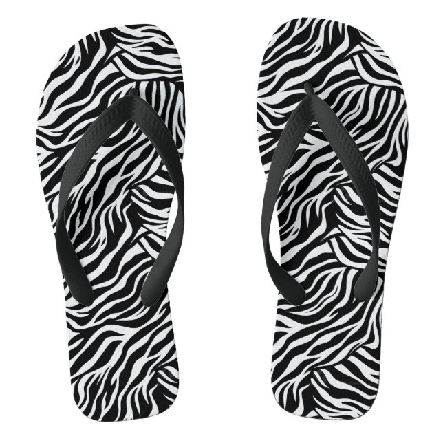 Tongs Flèches d'impression Zebra pour adultes (Semelle)