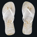 Tongs Flèches Mariages Fleurs blanches<br><div class="desc">Les tongs Mariages Flowers blancs sont maintenant disponibles!</div>