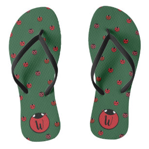 Tongs Flèches Pois de Ladybug