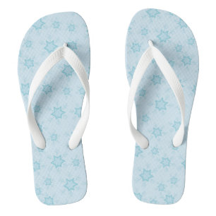 Tongs Fléchettes de neige, Bleu glacé, Fléchettes de nei