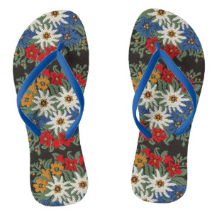 Tongs Fleur alpine suisse Edelweiss