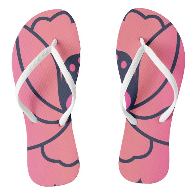 Tongs fleur de pivoine (Semelle)