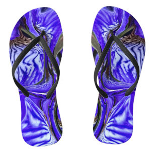 Tongs Fleur Iris Violet