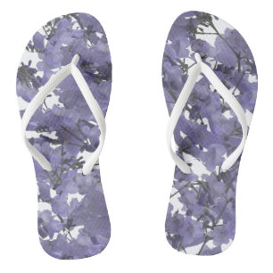Tongs Fleurs de Jacaranda violettes sud-africaines
