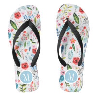 Fleurs et feuilles tropicales mignonnes Motif bota