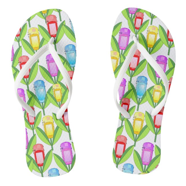 Tongs Fleurs GPS (Semelle)