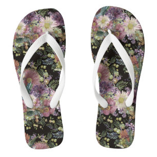 Tongs Fleurs sauvages australiens vintages