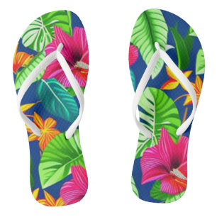 Tongs Fleurs tropicales Flip Flops