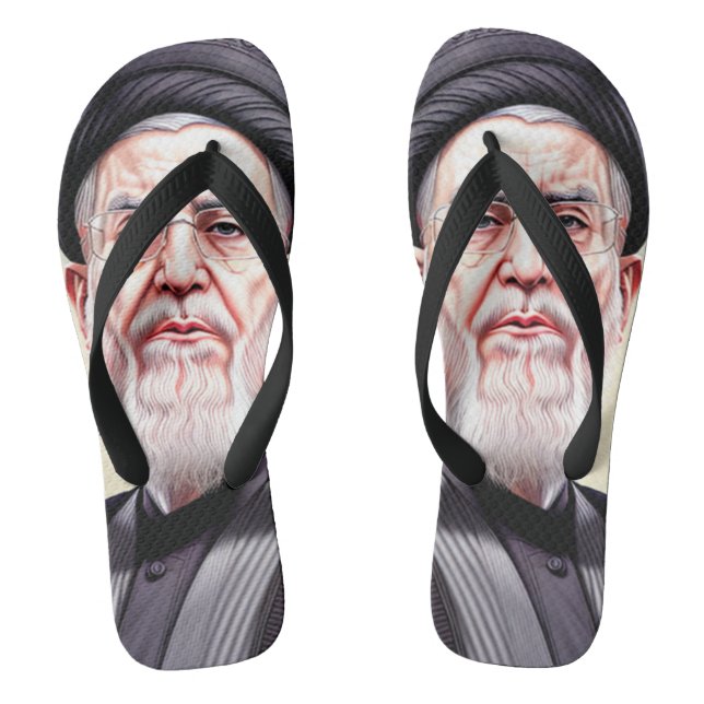 Tongs Flip Flop de l'ayatollah Khamenei (Semelle)