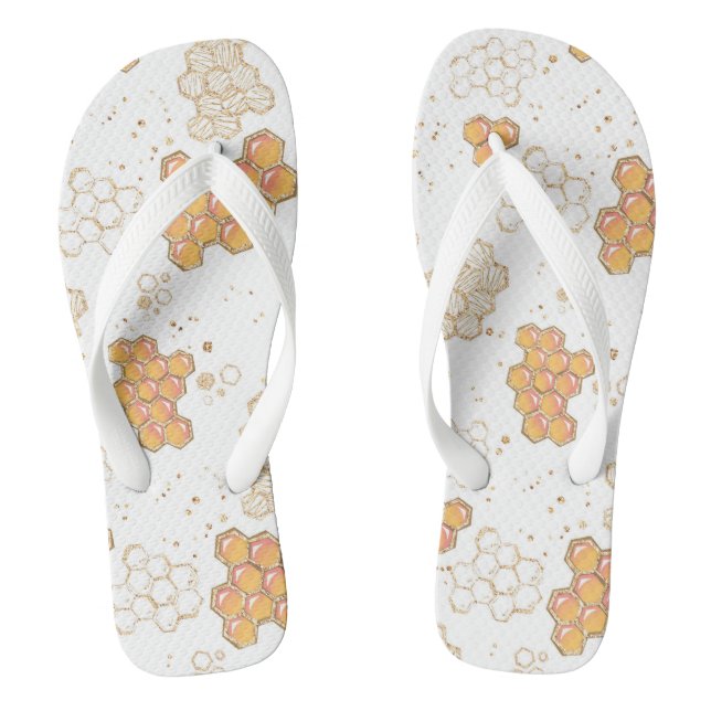 Tongs Flip Flop en impression abstraite de nid d'a (Semelle)