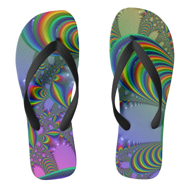 Tongs Flip Flop Fractale Cristal Or (Semelle)