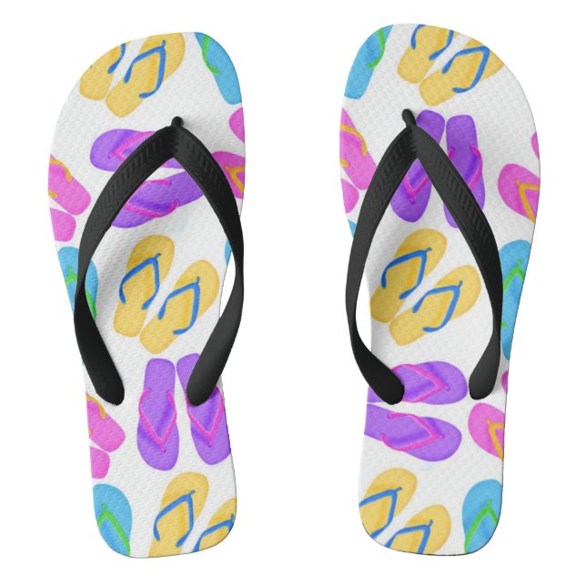 Tongs Flip flop motif plage fun (Semelle)